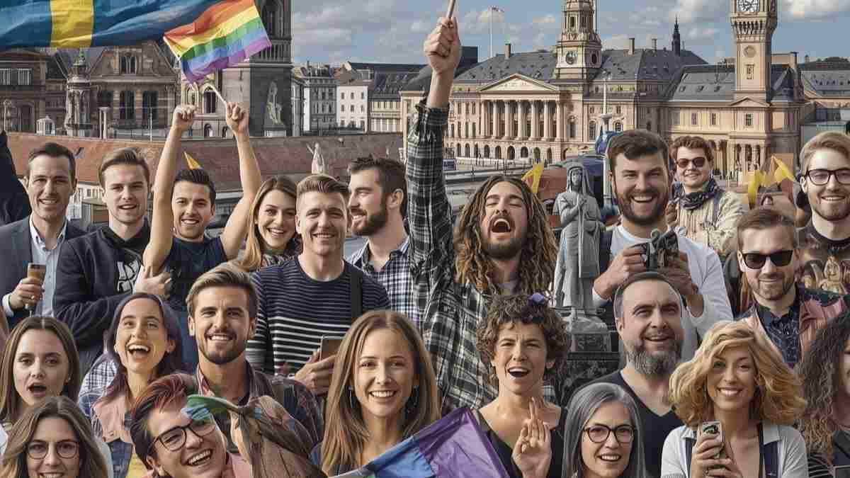 De Zweedse samenleving hanteert een ondersteunende en inclusieve houding ten opzichte van de rechten van LHBT+-personen.